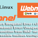 Cara Mengatasi:cpanel webmail-connection timed out 110 can’t open smtp stream- cpanel squirrelmail