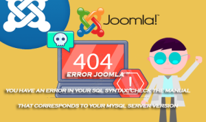 error joomla-You have an error in your SQL syntax; check the manual that corresponds to your MySQL server version