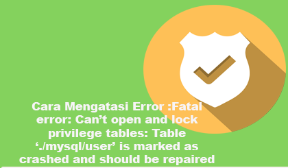 Cara Mengatasi Error :mod_security Error : The following exception has occurred: API failure: DBD::mysql::db selectall_arrayref failed: Table ‘hits’ is marked as crashed and should be repaired