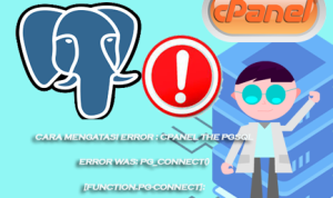 Cara Mengatasi Error : cpanel The pgsql error was: pg_connect() [function.pg-connect]: