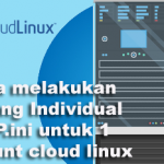 Cara melakukan Setting Individual PHP.ini untuk 1 account cloud linux