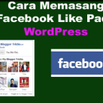 Cara Memasang Facebook Like Pada WordPress dengan plugin Facebook Like Box part 1