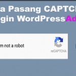 Cara Pasang CAPTCHA di Login WordPress