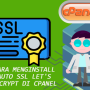 Cara Menginstall auto ssl let’s encrypt di Cpanel