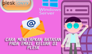 Cara menetapkan batasan pada  email keluar di Plesk