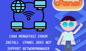 cara mengatasi error install  cPanel does not support NetworkManager enabled