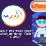 Enable perintah query GROUP_BY mysql pada cpanel